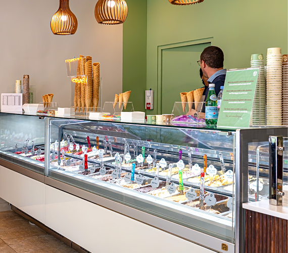 Dairy retail parlour design